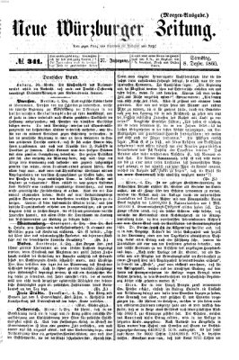 Neue Würzburger Zeitung Samstag 8. Dezember 1860