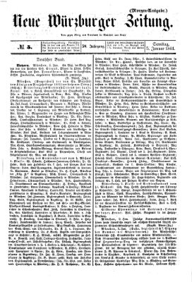 Neue Würzburger Zeitung Samstag 5. Januar 1861