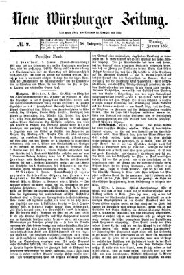 Neue Würzburger Zeitung Montag 7. Januar 1861