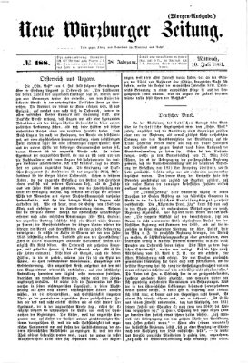Neue Würzburger Zeitung Mittwoch 10. Juli 1861