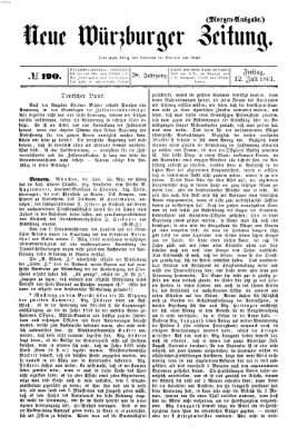 Neue Würzburger Zeitung Freitag 12. Juli 1861