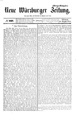 Neue Würzburger Zeitung Mittwoch 28. August 1861