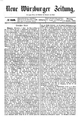 Neue Würzburger Zeitung Montag 9. September 1861