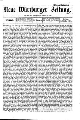 Neue Würzburger Zeitung Freitag 8. November 1861