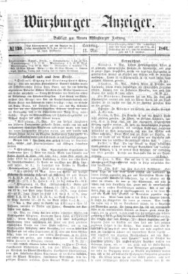 Würzburger Anzeiger (Neue Würzburger Zeitung) Samstag 11. Mai 1861