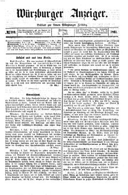 Würzburger Anzeiger (Neue Würzburger Zeitung) Freitag 5. Juli 1861