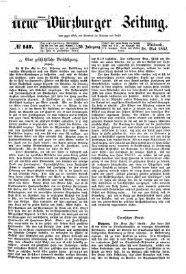 Neue Würzburger Zeitung Mittwoch 28. Mai 1862