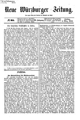Neue Würzburger Zeitung Freitag 6. März 1863