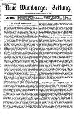 Neue Würzburger Zeitung Freitag 24. Juli 1863