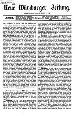 Neue Würzburger Zeitung Freitag 23. Oktober 1863