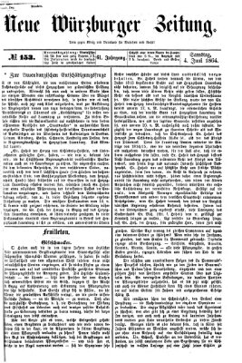 Neue Würzburger Zeitung Samstag 4. Juni 1864