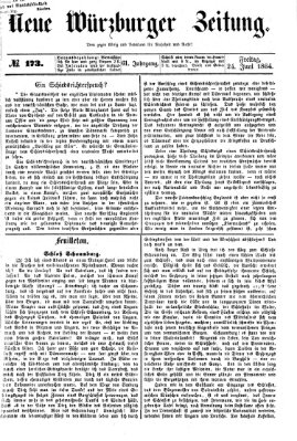 Neue Würzburger Zeitung Freitag 24. Juni 1864