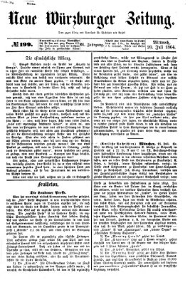 Neue Würzburger Zeitung Mittwoch 20. Juli 1864