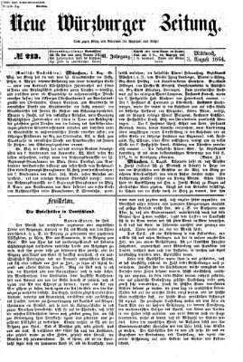 Neue Würzburger Zeitung Mittwoch 3. August 1864
