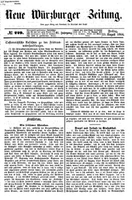 Neue Würzburger Zeitung Freitag 19. August 1864