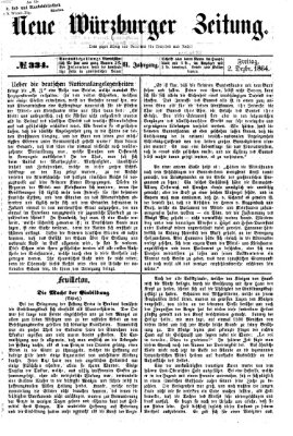 Neue Würzburger Zeitung Freitag 2. Dezember 1864