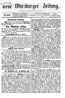 Neue Würzburger Zeitung Freitag 30. Dezember 1864