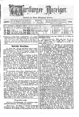 Würzburger Anzeiger (Neue Würzburger Zeitung) Samstag 31. Dezember 1864