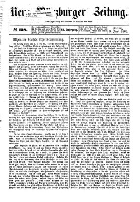 Neue Würzburger Zeitung Freitag 9. Juni 1865