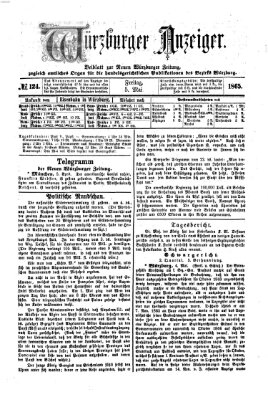 Würzburger Anzeiger (Neue Würzburger Zeitung) Freitag 5. Mai 1865