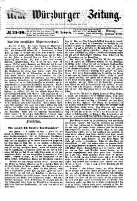Neue Würzburger Zeitung Montag 5. Februar 1866