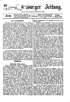Neue Würzburger Zeitung Freitag 9. März 1866