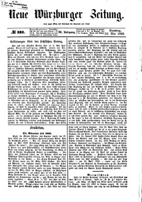 Neue Würzburger Zeitung Samstag 12. Mai 1866