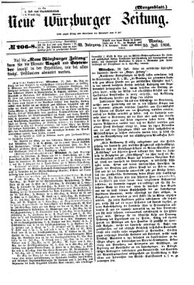 Neue Würzburger Zeitung Montag 30. Juli 1866