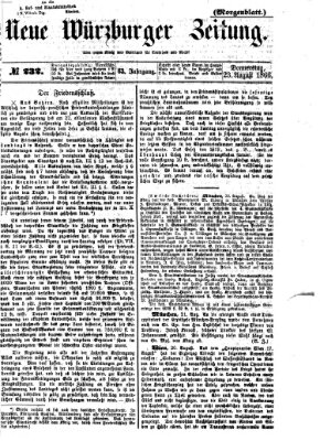Neue Würzburger Zeitung Donnerstag 23. August 1866