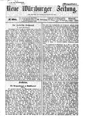 Neue Würzburger Zeitung Mittwoch 24. Oktober 1866