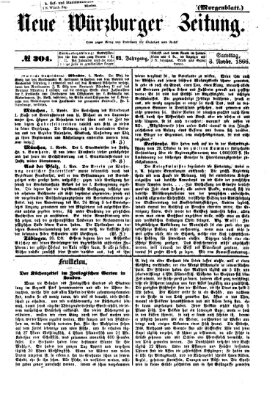 Neue Würzburger Zeitung Samstag 3. November 1866