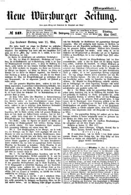 Neue Würzburger Zeitung Dienstag 28. Mai 1867