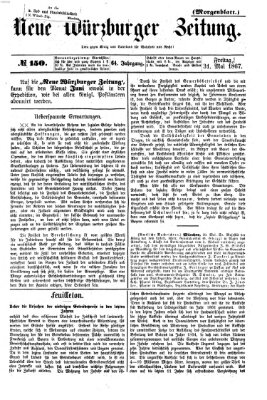 Neue Würzburger Zeitung Freitag 31. Mai 1867