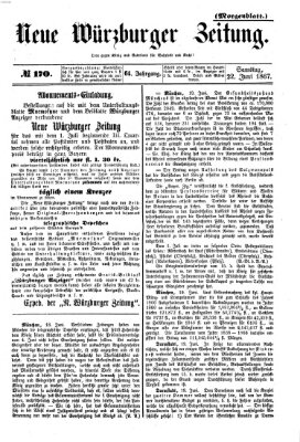 Neue Würzburger Zeitung Samstag 22. Juni 1867