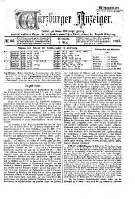 Würzburger Anzeiger (Neue Würzburger Zeitung) Mittwoch 8. Mai 1867