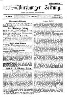 Neue Würzburger Zeitung Mittwoch 25. September 1867