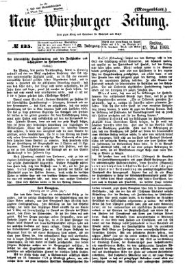 Neue Würzburger Zeitung Freitag 15. Mai 1868