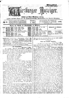Würzburger Anzeiger (Neue Würzburger Zeitung) Dienstag 2. März 1869