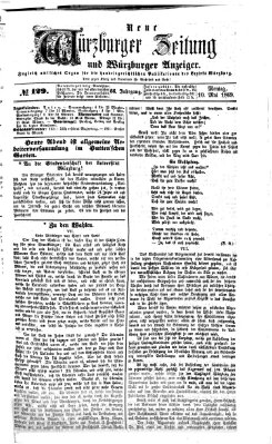Neue Würzburger Zeitung und Würzburger Anzeiger (Neue Würzburger Zeitung) Montag 10. Mai 1869
