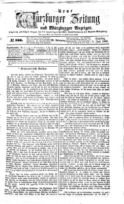 Neue Würzburger Zeitung und Würzburger Anzeiger (Neue Würzburger Zeitung) Dienstag 8. Juni 1869