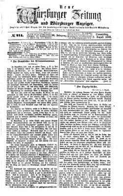 Neue Würzburger Zeitung und Würzburger Anzeiger (Neue Würzburger Zeitung) Donnerstag 5. August 1869