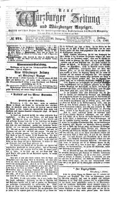 Neue Würzburger Zeitung und Würzburger Anzeiger (Neue Würzburger Zeitung) Freitag 1. Oktober 1869