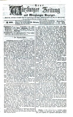 Neue Würzburger Zeitung und Würzburger Anzeiger (Neue Würzburger Zeitung) Donnerstag 7. Oktober 1869