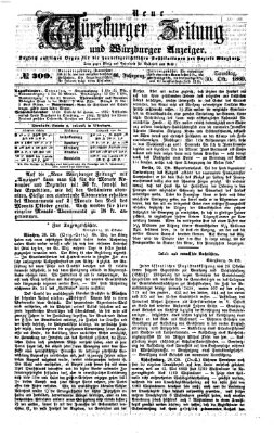 Neue Würzburger Zeitung und Würzburger Anzeiger (Neue Würzburger Zeitung) Samstag 30. Oktober 1869