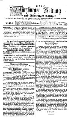 Neue Würzburger Zeitung und Würzburger Anzeiger (Neue Würzburger Zeitung) Donnerstag 23. Dezember 1869