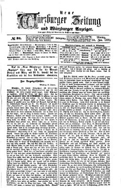 Neue Würzburger Zeitung und Würzburger Anzeiger (Neue Würzburger Zeitung) Montag 31. Januar 1870