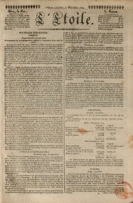 L' étoile Montag 23. Oktober 1826