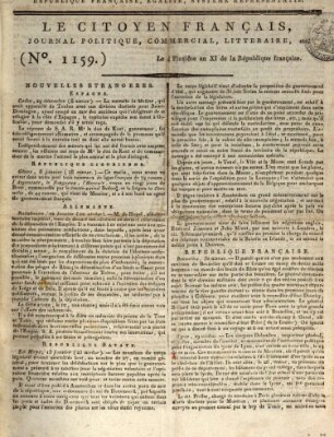 Le citoyen franc̜ais Montag 24. Januar 1803