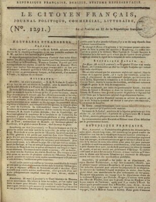 Le citoyen franc̜ais Sonntag 5. Juni 1803