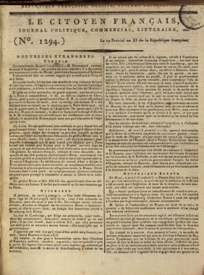 Le citoyen franc̜ais Mittwoch 8. Juni 1803